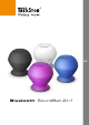 TrekStor Bluetooth SoundBall 2in1 Quick Manual