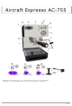 AIRCRAFT Espresso AC-755 Quick Start Manual