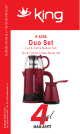 KING K 8288 Duo Set Manual