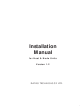 Datas Technology Node 4000 Installation Manual