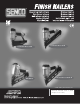 Senco FinishPro 32 Operating Instructions Manual