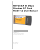 NETGEAR WG511v2 User Manual