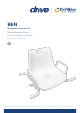 Drive Medical Swivel Shower Chair BEN Operating Instructions Manual