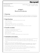 Honeywell HPB407 Product Installation Document