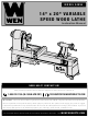 Wen 34034 Instruction Manual