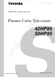 Toshiba 42HP95 Service Manual