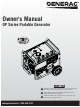 Generac Power Systems GP Series Owner's Manual