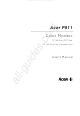 Acer P911 User Manual