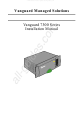 Vanguard 7300 Series Installation Manual
