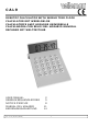 velleman CAL9 User Manual