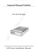 Vanguard 650 Series Installation Manual