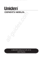 uniden UH-012 Owner's Manual