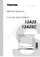 Toshiba 13A25 Service Manual