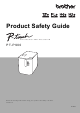 Brother P-touch PT-P900 Product Safety Manual