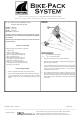 DOLD VENTURA BIKE-PACK SYSTEM Series Instructions