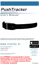 max mobility PushTracker 1 User Manual