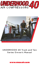 vmac UNDERHOOD 40 Series Owner's Manual