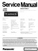 Panasonic CQ-C1101U Service Manual