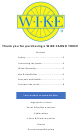 WIKE CARGO TRIKE Manual