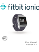 Fitbit Zip Ionic User Manual