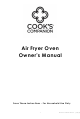 Cook's Companion B422047-00003-00000 Owner's Manual