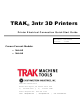 TRAK 3ntr Series Quick Start Manual