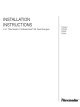 Thermador PG36 Series Installation Instructions Manual