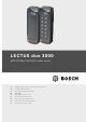 Bosch LECTUS duo 3000 Safety Instructions And Technical Manual