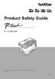 Brother P-touch PT-D800W Product Safety Manual