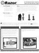 Razor E1 Series Installation Instructions