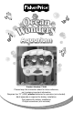 Fisher-Price Ocean Wonders Aquarium Instruction Sheet