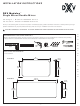 DXV Modulus D19050036 Series Installation Instructions