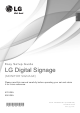 LG 55LV35A Easy Setup Manual