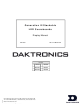Daktronics MS-2015 Display Manual