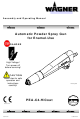 WAGNER PEA-C4-HiCoat Assembly And Operating Manual