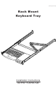 RackSolutions 1UKYB-126 Installation Instructions