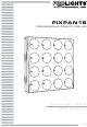 Music & Lights ProLights PIXPAN16 User Manual