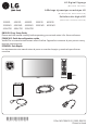 LG 43SE3D Easy Setup Manual