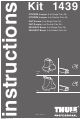Thule 1439 Instructions Manual