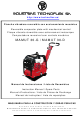 Technoflex MAMUT 30-G Instruction Manual / Spare Parts