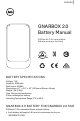 MyGnar GNARBOX 2.0 Dual Battery Charger Manual