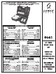 Sunex 9041 Operating Instructions Manual