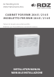 RDZ 204 E Installation Manual