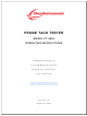 ChemInstruments PT-2000 Operating Instructions Manual