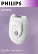 Philips Satinelle super sensitive HP6445/00 Instructions For Use Manual