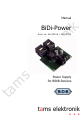tams elektronik BiDi-Power Series Manual