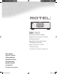Rotel RMB-1512 Owner's Manual
