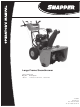 Snapper L1226E Operator's Manual