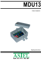 ASTEL MDU13 Operating Instructions Manual