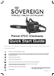 Sovereign HS-CS 37 Quick Start Manual